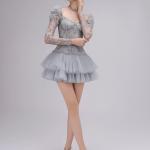 Blue Lace Mini Dress