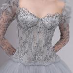 Blue Lace Mini Dress