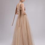 Bow-front Tulle Gown