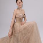 Bow-front Tulle Gown
