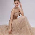 Bow-front Tulle Gown