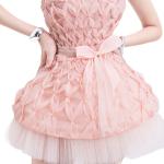 Pinky Smocked Mini Dress