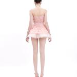 Pinky Smocked Mini Dress